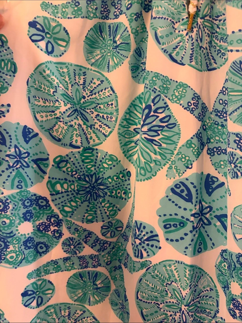 Lilly Pulitzer for Target Sea Urchin Blue & Turquoise Maxi Dress Halter - Picture 3 of 10